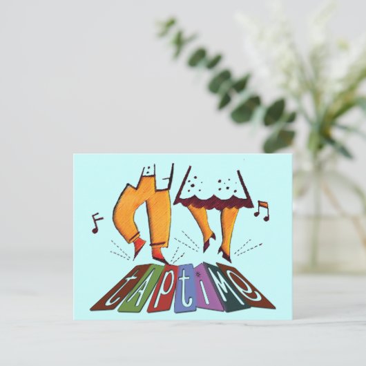 Carte Postale Temps de transfert (Debout devant)