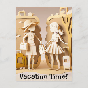 Carte postale Temps de vacances