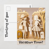 Carte postale Temps de vacances (Devant / Derrière)
