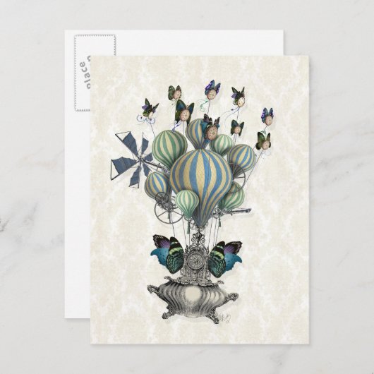 Carte Postale Temps d'encombrement 2 (Devant / Derrière)