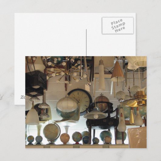 Carte Postale temps et espace (Devant / Derrière)