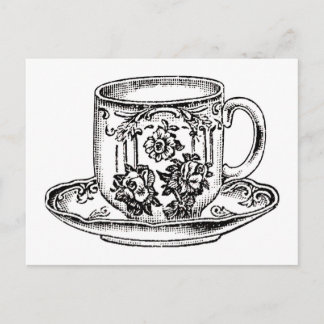 Carte postale - Temps pour le thé