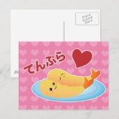 Carte Postale Tempura Love (Devant / Derrière)