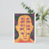 Carte Postale Ten Blue Eyes (étrange expressionnisme portrait su (Debout devant)