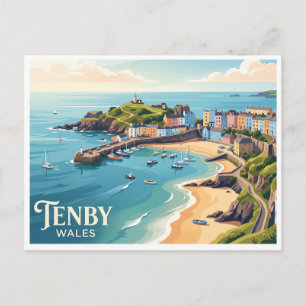 Carte Postale Tenby Coast Royaume-Uni