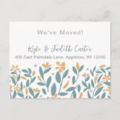 Carte postale tendance et simple de nouveau adress (Devant)