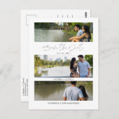 Carte Postale Tendance Moderne 3 Mariage Fiançailles Photos Coll (Devant / Derrière)