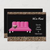 carte postale tendance nous avons déménagé (Devant / Derrière)