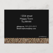 carte postale tendance nous avons déménagé (Dos)