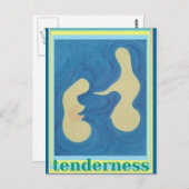 Carte postale Tenderness Art Abstrait (Devant / Derrière)
