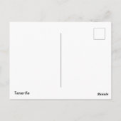 Carte Postale Tenerife (Dos)