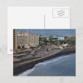 Carte postale Tenerife Coastline, Îles Canaries (Devant / Derrière)