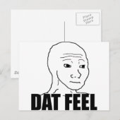 Carte Postale Teneur de la table (Devant / Derrière)