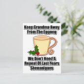 Carte Postale Tenez Grand-Mère À L'Écart Du Jeu (Debout devant)