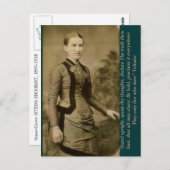 Carte Postale Tenez-vous debout, parlez vos pensées, déclarez la (Devant / Derrière)