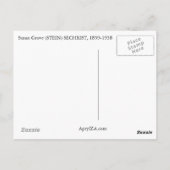 Carte Postale Tenez-vous debout, parlez vos pensées, déclarez la (Dos)