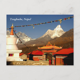 Carte Postale Tengboche Népal