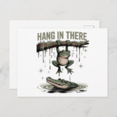 Carte Postale Tenir le coup  (Devant / Derrière)