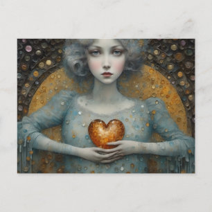 Carte Postale Tenir mon coeur dans mes mains Toutes les occasion