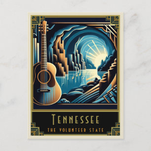 Carte Postale Tennessee   Art déco