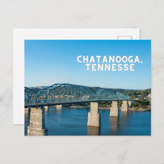 Carte Postale Tennessee Chatanooga (Devant / Derrière)