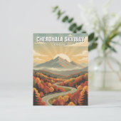 Carte Postale Tennessee Cherohala Skyway Souvenir (Debout devant)