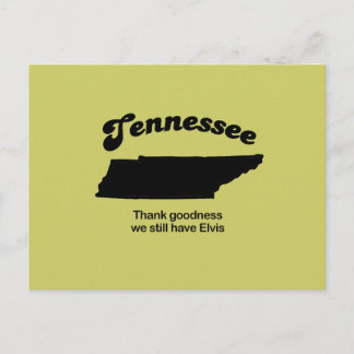 Carte Postale Tennessee devise - Dieu merci