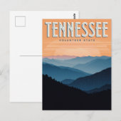 Carte Postale Tennessee État des Volontaires (Devant / Derrière)