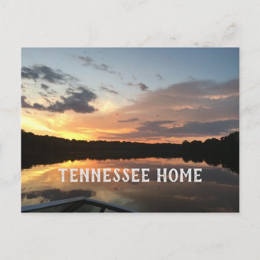 Carte Postale TENNESSEE HOME photo du lac | (Devant)