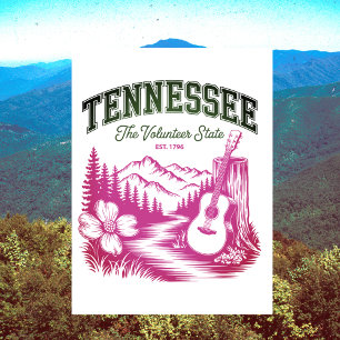 Carte Postale Tennessee The Volunteer State Voyage Souvenir