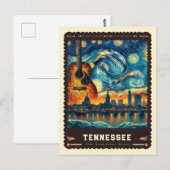 Carte Postale Tennessee | Vincent Van Gogh inspiré (Devant / Derrière)