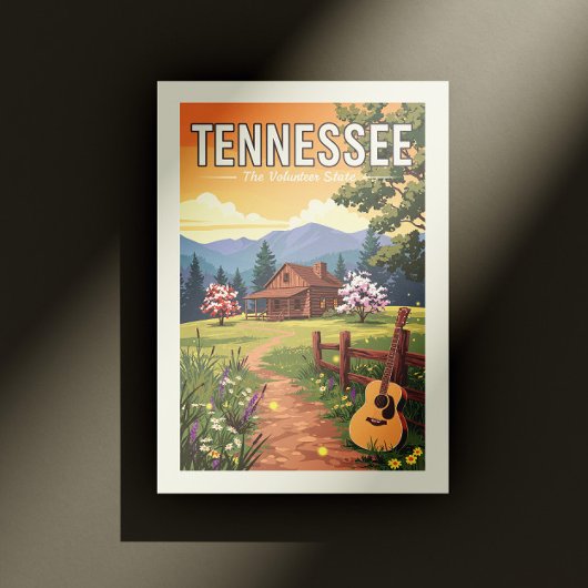 Carte Postale Tennessee vintage