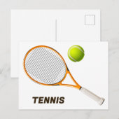 Carte Postale Tennis (Devant / Derrière)