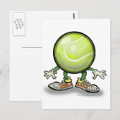 Carte Postale Tennis (Devant / Derrière)