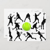 Carte Postale tennis (Devant / Derrière)