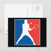 Carte Postale Tennis (Devant / Derrière)