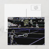 Carte Postale Tennis (Devant / Derrière)