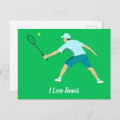 Carte Postale Tennis (Devant / Derrière)