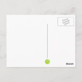 Carte Postale Tennis Ball LOVE (Dos)