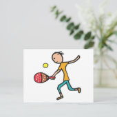 Carte Postale Tennis de padel (Debout devant)