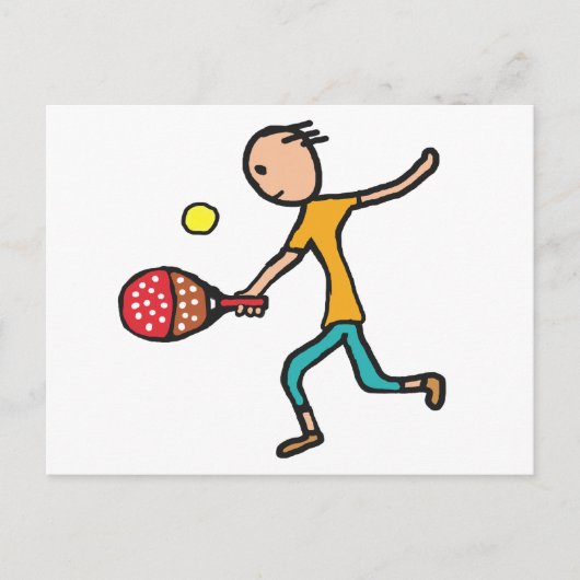 Carte Postale Tennis de padel (Devant)
