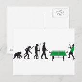 Carte Postale tennis de table (Devant / Derrière)