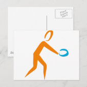 Carte Postale tennis de table (Devant / Derrière)