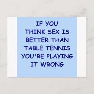 Carte Postale tennis de table