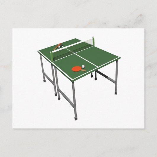 Carte Postale Tennis De Table (Devant)