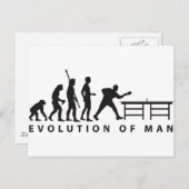 Carte Postale Tennis de table Evolution B (Devant / Derrière)