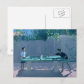 Carte Postale Tennis de table France 1996 (Devant / Derrière)