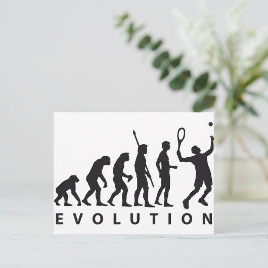 Carte Postale tennis d'évolution (Debout devant)