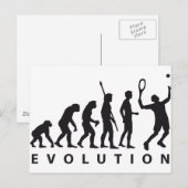 Carte Postale tennis d'évolution (Devant / Derrière)