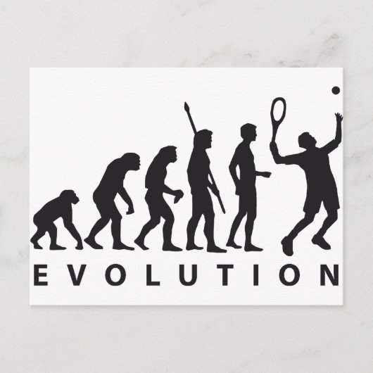 Carte Postale tennis d'évolution (Devant)